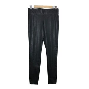 Old Navy High-Waisted Stevie Faux-Leather Skinny Black Versatile Pants M